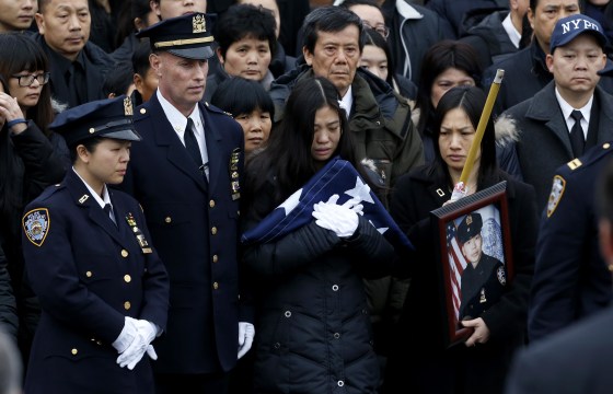 Widows of Slain NYPD Cops Raise Money for Families of Fallen Dallas ...