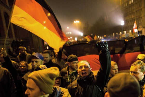 Image: Pegida Protesters March In Berlin