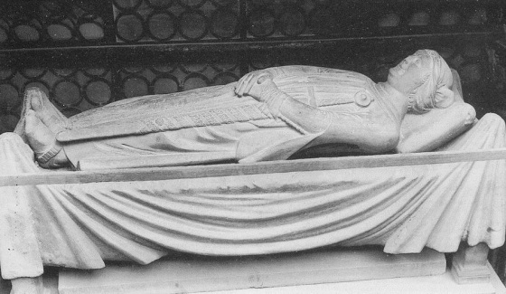 Image: Sarcophagus containing body of Cangrande della Scala of Verona