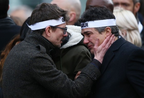 Image: Mass Unity Rally Held In Paris Following Recent Terrorist Attacks