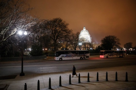 The U.S. Capitol in Washington is seen Wednesday evening, Jan. 14, 2015. 