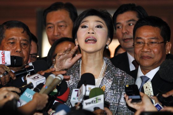 Image: Ousted former Prime Minister Yingluck Shinawatra