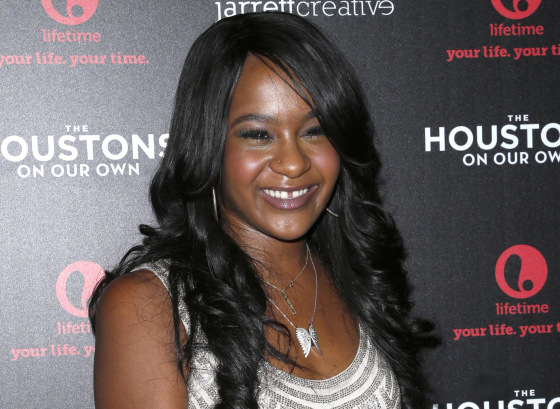 Bobbi Kristina Brown at the premiere party for "The Houstons: On Our Own" at the Tribeca Grand Hotel in New York October 22, 2012.