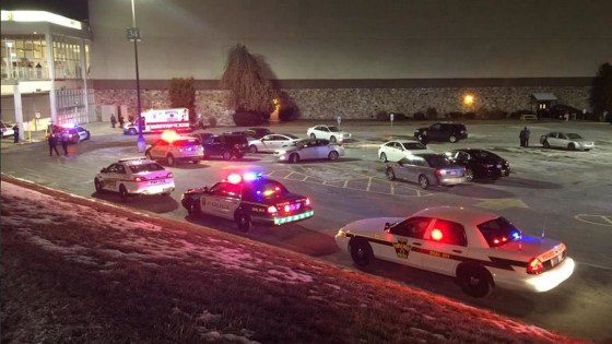 Police on the scene of a shooting at Monroeville Mall