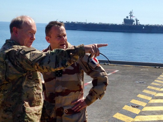 Image: Martin Dempsey; Pierre de Villiers