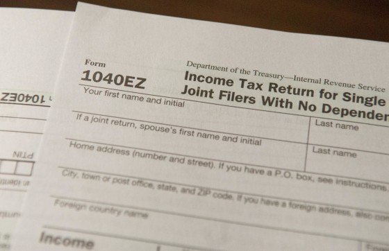 Image: Tax forms