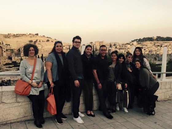 Image: A group of Latinos in the film and entertainment industry recently visited Israeli film and television executives to discuss partnerships and opportunities for working together.