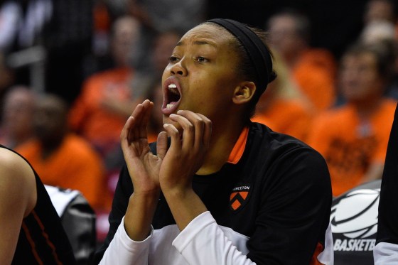IMAGE: Princeton forward Leslie Robinson