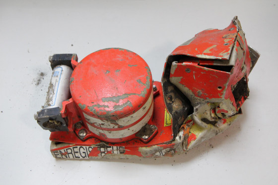 France's Bureau of Investigation and Analysis (BEA) released this image of the cockpit voice recorder of the Germanwings Airbus A320 that crashed in the French Alps. 