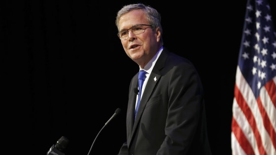 Image: Former Florida Governor Jeb Bush addresses the Detroit Economic Club in Detroit