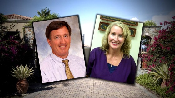 Image: Composite photo of Stephen Esmond and Dr. Theresa Devine