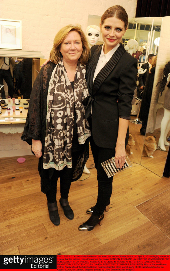 Image: Mischa Barton and mom Nuala
