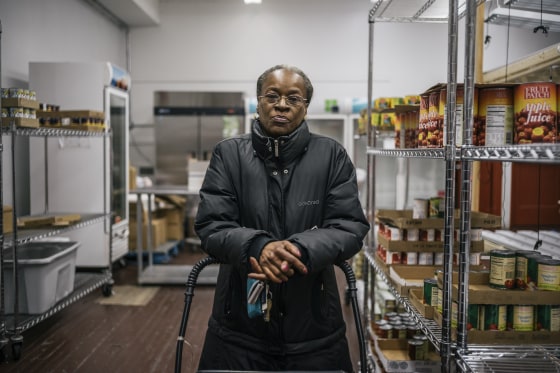 Image: Food pantry client