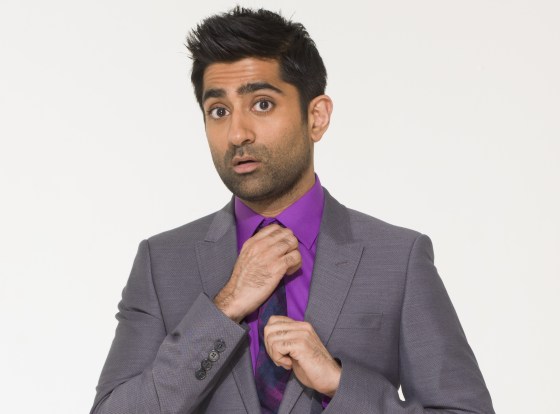 Saurin Choksi preps to host another episode of White Guy Talk Show.