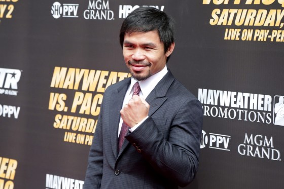 Image: Mayweather Jr. Pacquio presser