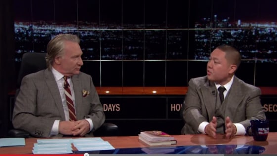 Eddie Huang appears on HBO's "Real Time with Bill Maher," on April 24, 2015. 
