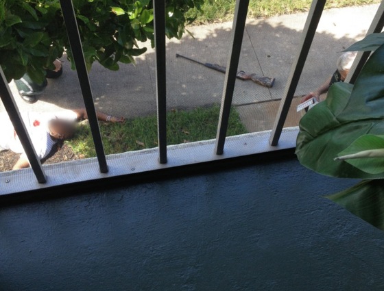 Image: Jermaine McBean shortly after he was fatally shot by police in Oakland Park, Fla.