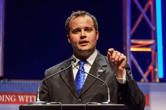 Image: Duggar, Executive Director of the Family Research Council Action, speaks at the Family Leadership Summit in Ames, Iowa in this file photo