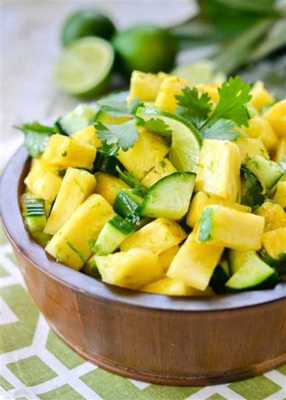 IMAGE: Pineapple cucumber salad