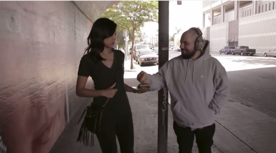 Comedian Tess Paras puts a new spin on videos depicting the everyday harassment women endure, with an absurd metaphor.