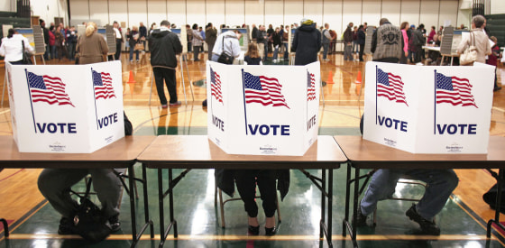Image: U.S. Citizens Head To The Polls To Vote In Presidential Election