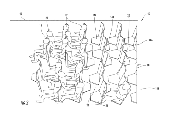 The Zodiac Seats France patent design