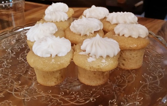Image: Vegan vanilla cupcakes at VSpot Organic.