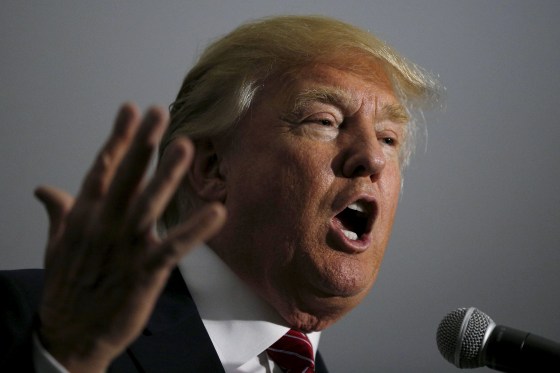 Image: U.S. Republican presidential candidate Donald Trump