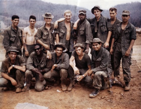 Soldiers in Vietnam.