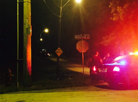 Image: Police at crime scene