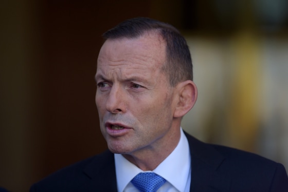 Image: Australian prime minister Tony Abbott