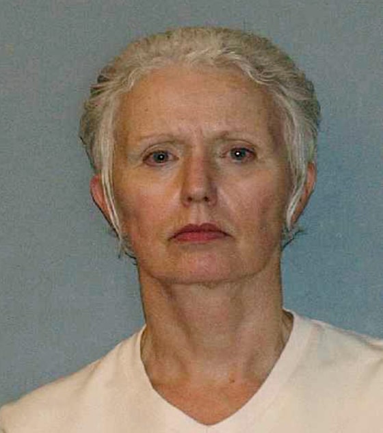 Image: Booking mug handout of Catherine Greig, long time girlfriend of former mob boss and fugitive James "Whitey" Bulger