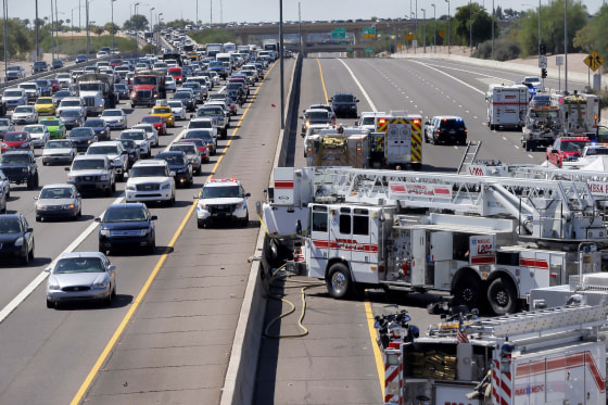 Image: Police transport van wreck