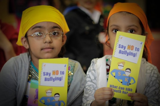 Junior Sikh Coalition's anti-bullying and empowerment training from May 2013 in a Sikh gurdwara in Richmond Hill, New York.