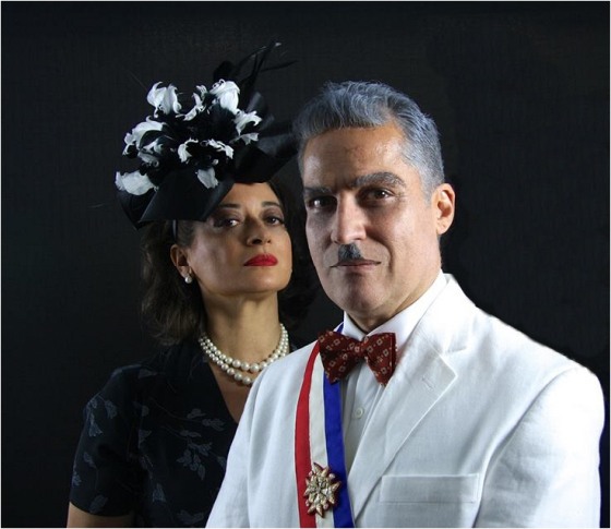 Adriana Sananes as Doña María and José Cheo Oliveras as Trujillo.