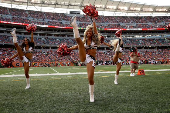 Bengals!  Cincinnati bengals, Bengals cheerleaders, Cincinnati