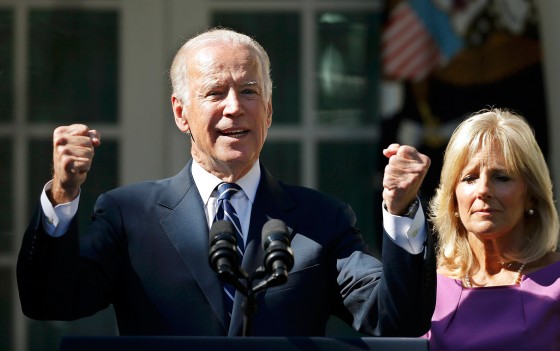 Image: U.S. Vice President Biden announces he will not seek the 2016 Democratic presidential nomination during an appearance in Rose Garden of the White House in Washington