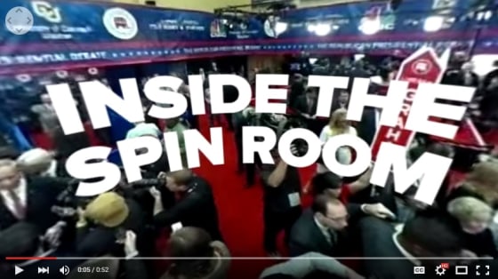 IMAGE: Spin room