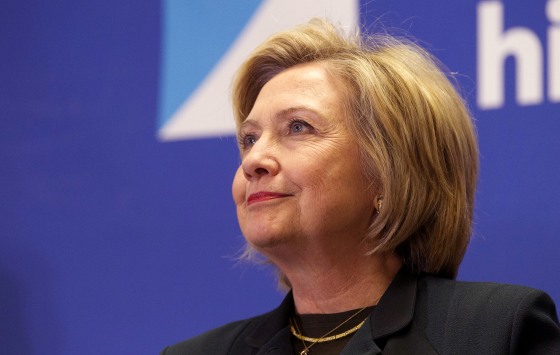 Image: U.S. Democratic presidential candidate and former Secretary of State Hillary Clinton listens to the audience at the Littleton Rural Economic Roundtable at Littleton High School in Littleton, New Hampshire