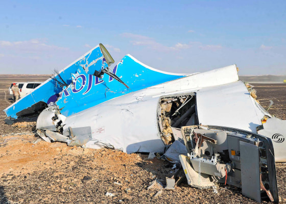Image: Debris from crashed Russian jet