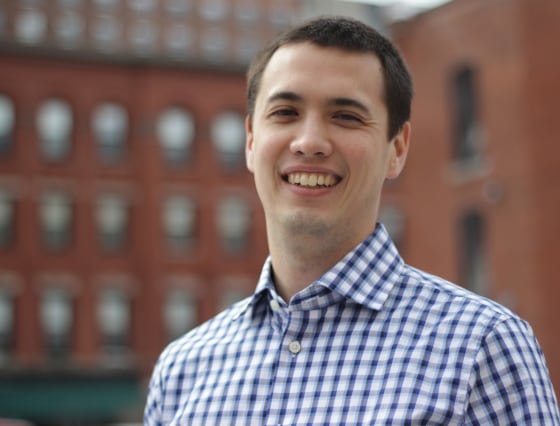 Ben Chin is a Democrat running for mayor in Lewiston, Maine.