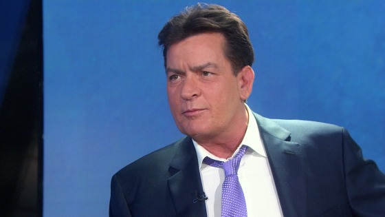 Image: Charlie Sheen appears on the TODAY show