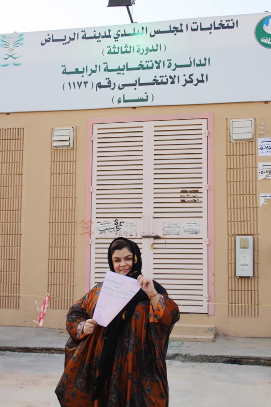 Image: Haifa Al Hababi is the first-ever female candidate to be registered in Saudi Arabian elections.