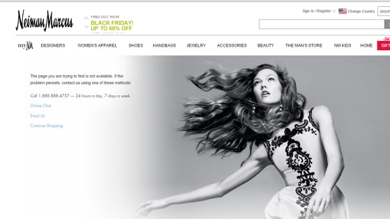 Image: neiman-marcus-website-outage
