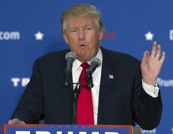 Image: Donald Trump campaign rally in Waterville Valley, New Hampshire