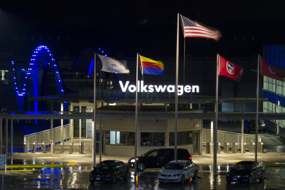 Image: A general view of the Volkswagen plant in Chattanooga in this file photo