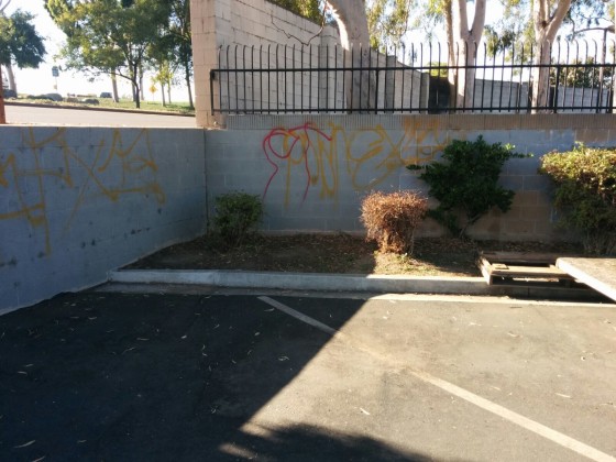 Reported graffiti at a Sikh gurdwara in Buena Park, Calif.