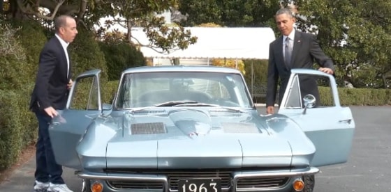 IMAGE: President Obama and comedian Jerry Seinfeld