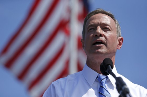 Image: Former Maryland Governor Martin O'Malley announces his intention to seek the Democratic presidential nomination in Baltimore, Maryland