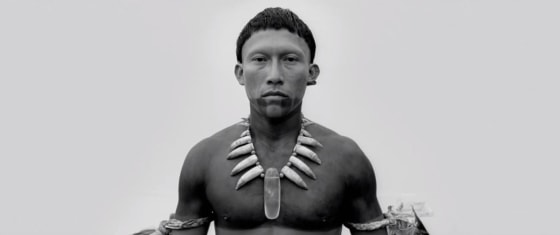 A still from the trailer for "Embrace of the Serpent."